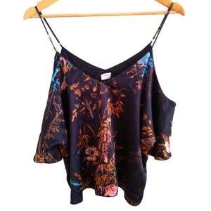 Wilfred Cold Shoulder Silk Blouse